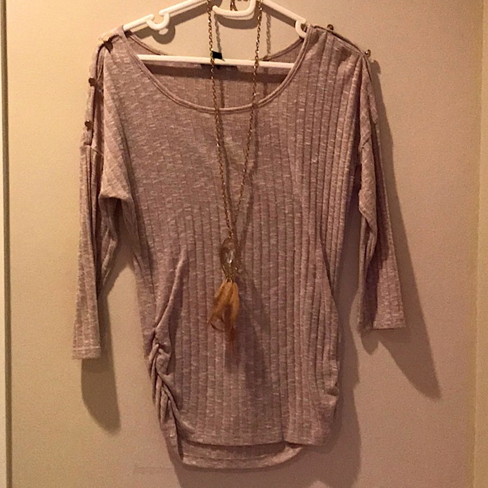 Papaya 3/4 Sleeve Top (S)